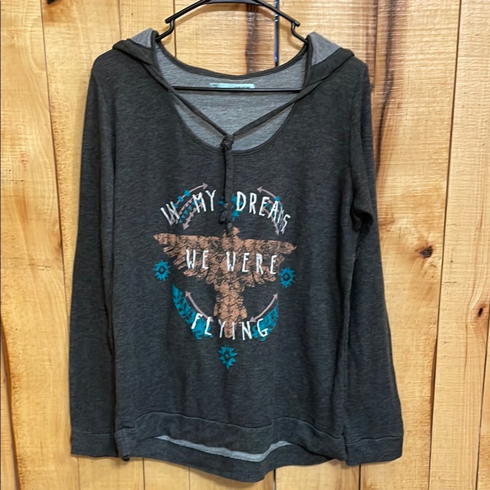 Western Graphic Hoodie with Dreamcatcher Design